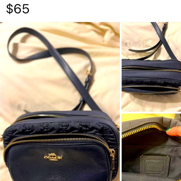 Coach Bags Coach Navy Crossbody Medium Size Poshmark